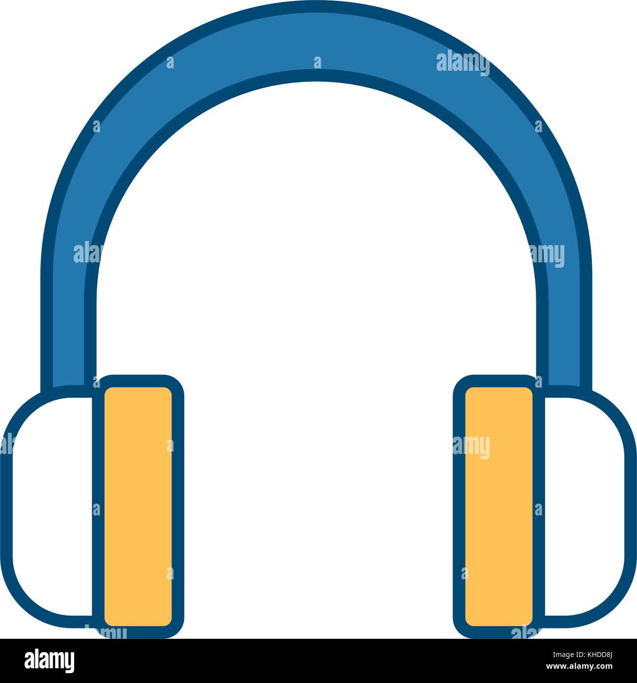 Music headphones device Stock Vector Image & Art - Alamy