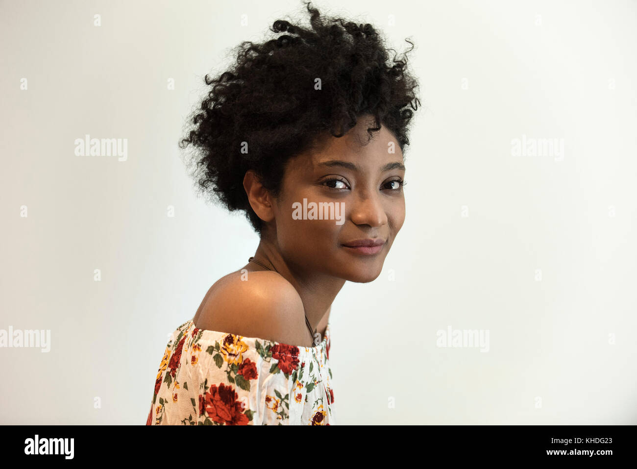 Young woman, portrait Stock Photo