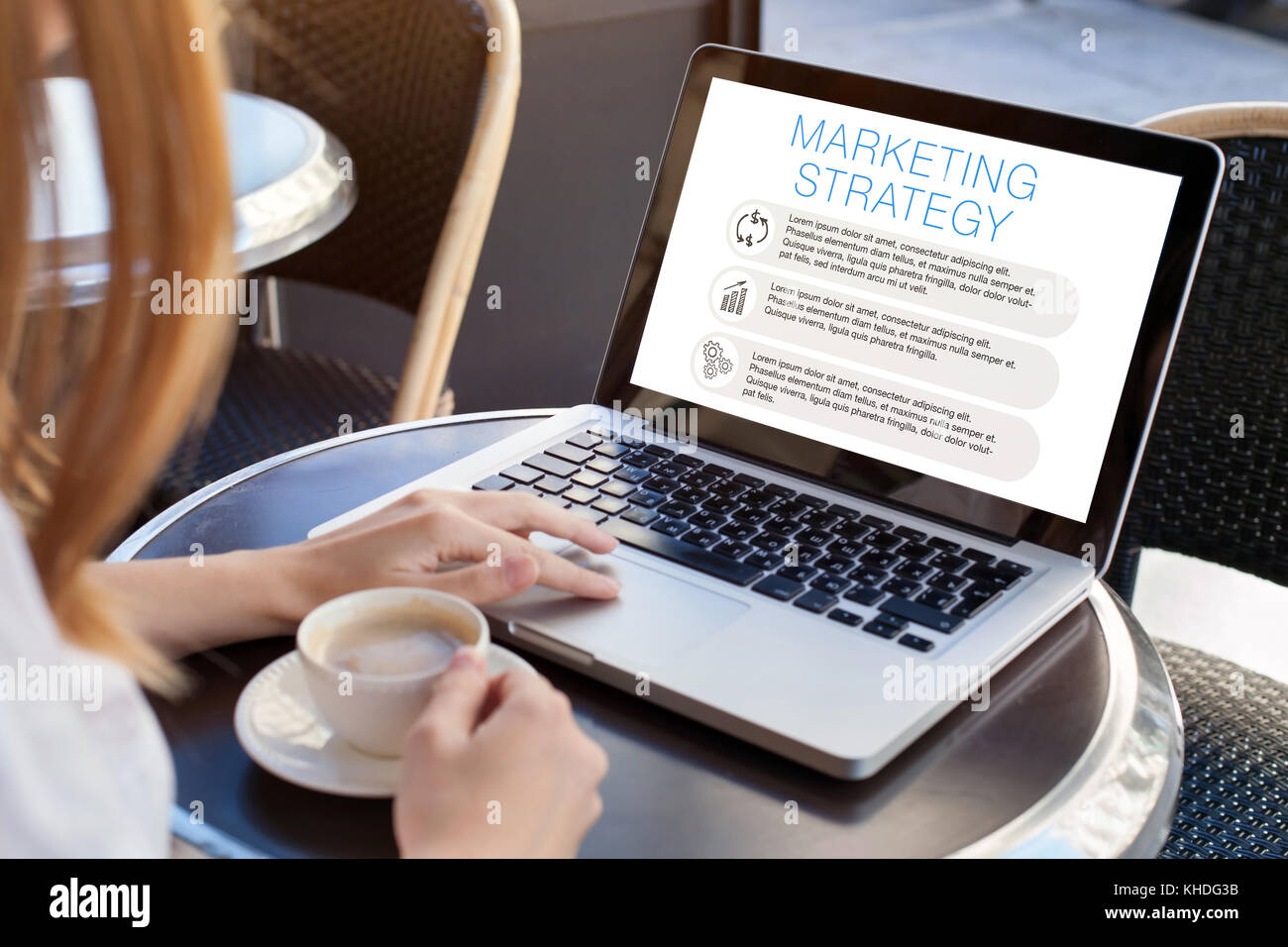 marketing strategy concept Stock Photo