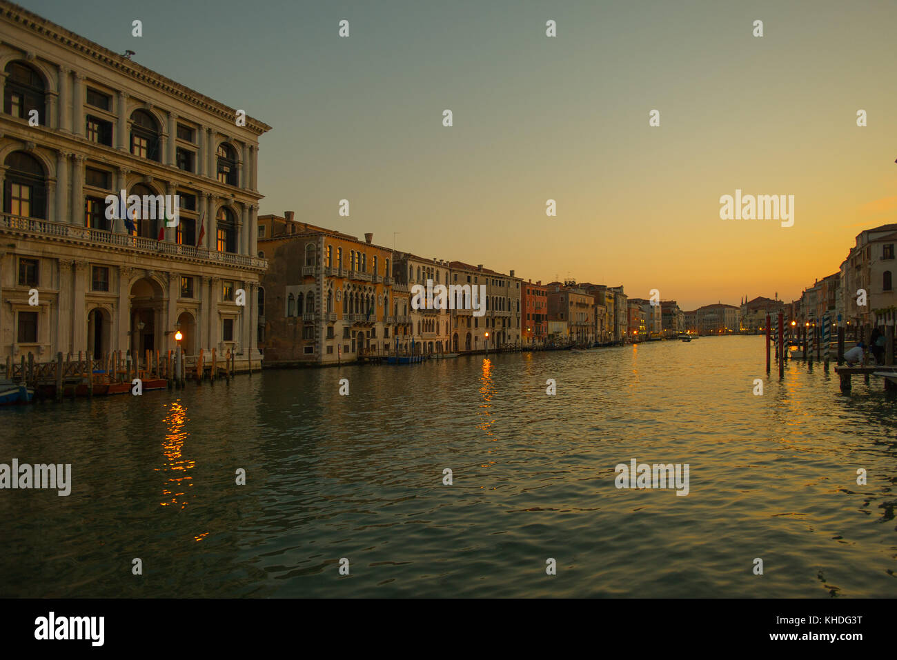 Empty canal scene in venice italy hi-res stock photography and images ...