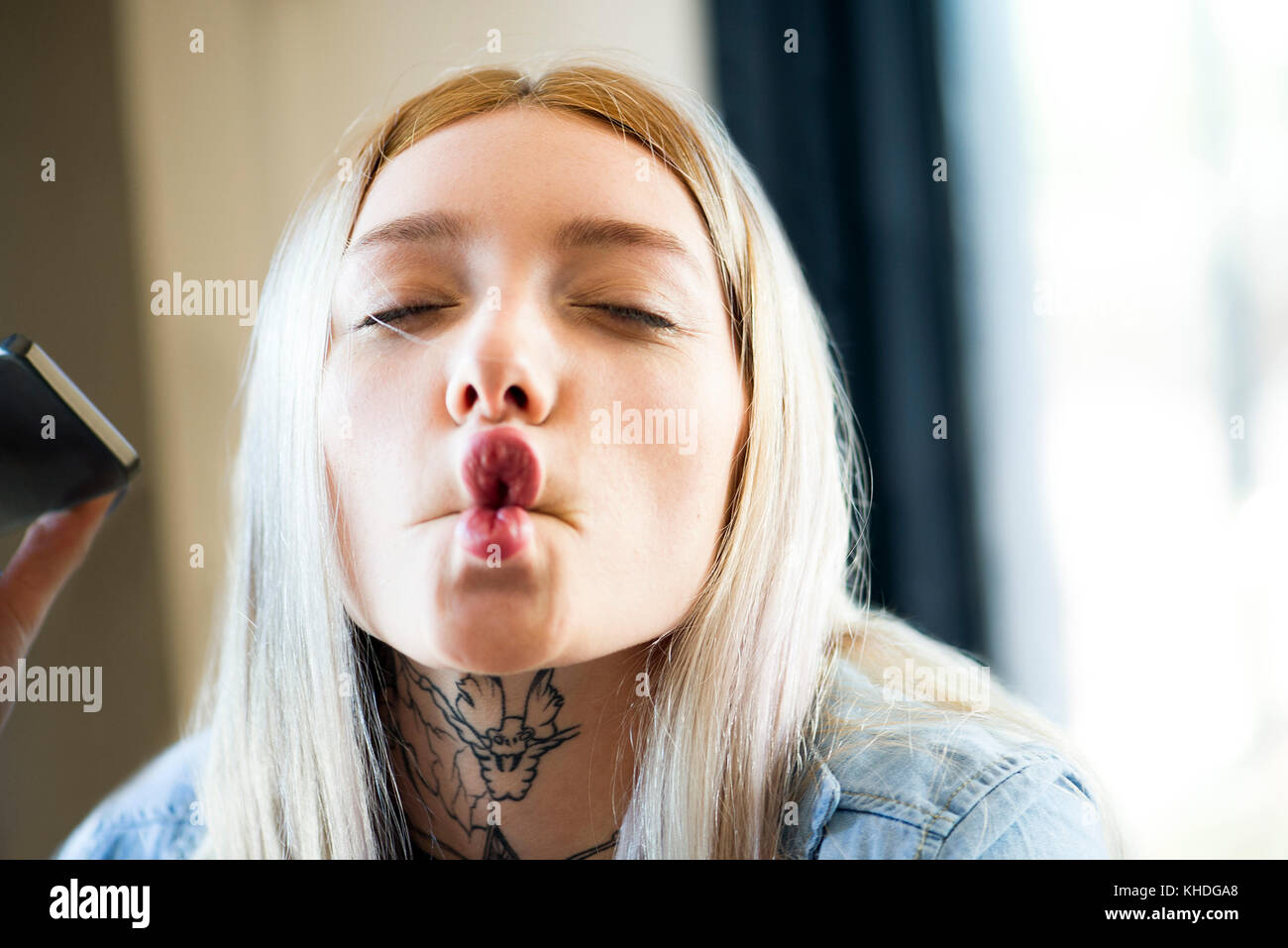 Selfies funny face hi-res stock photography and images - Alamy