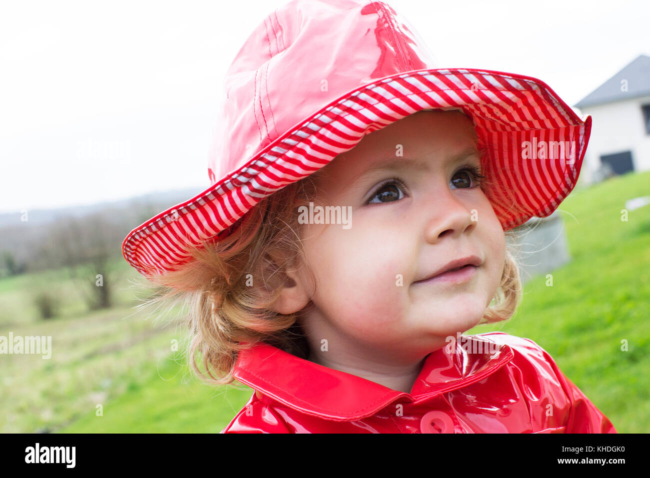Rain hat hi res stock photography and images Alamy