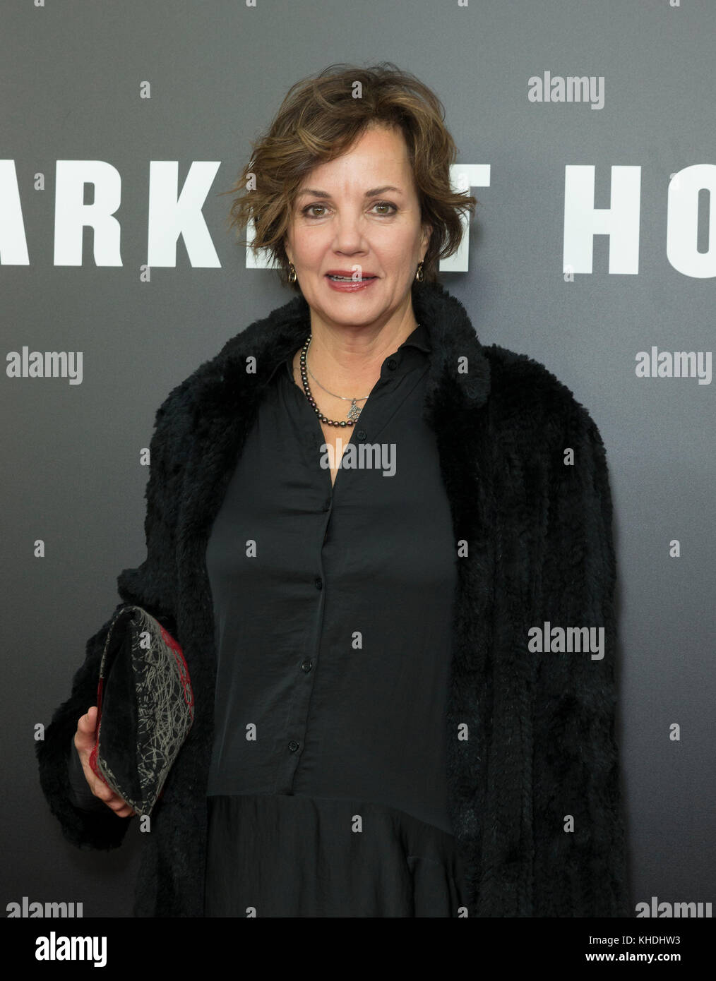 Margaret Colin attends Darkest Hour premiere at Paris movie theater