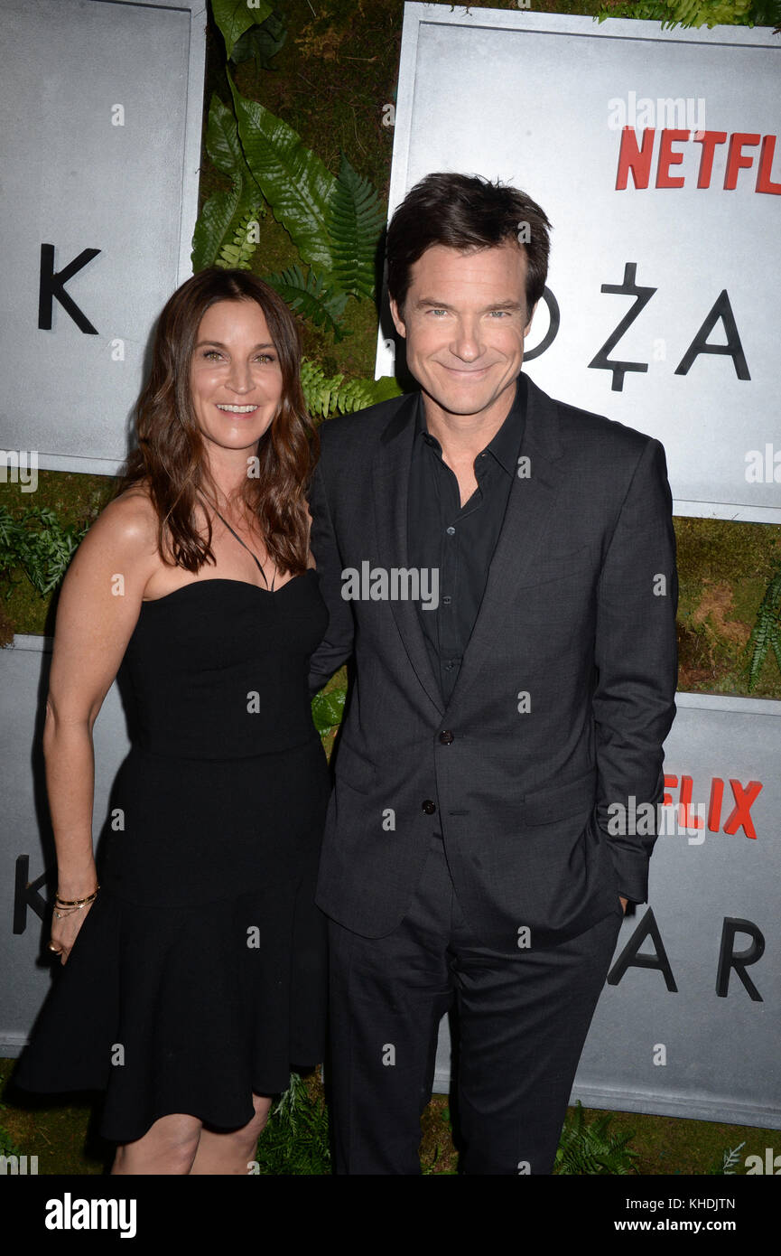 NEW YORK, NY - JULY 20: Jason Bateman, Amanda Anka attends the Netflix