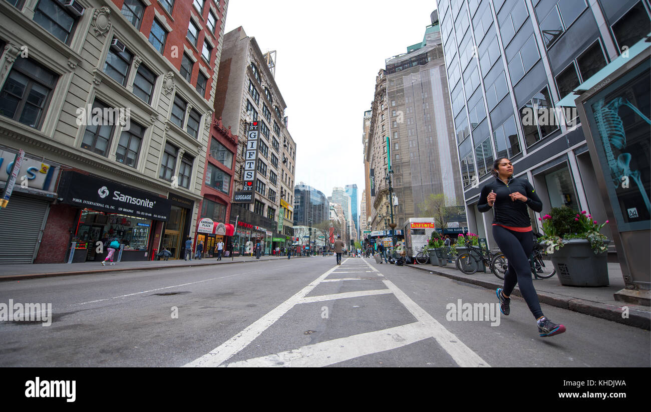 New York During Sport Event Stock Photo - Alamy