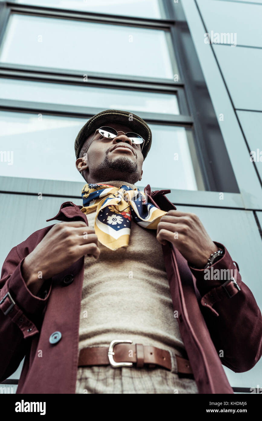 african american man in stylish clothes Stock Photo - Alamy