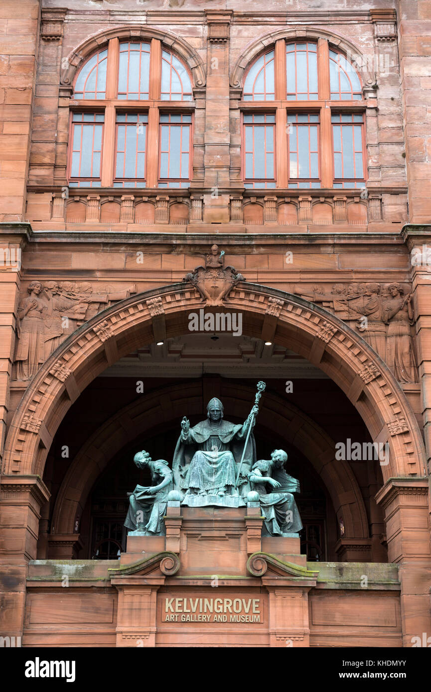 UNITED KINGDOM, SCOTLAND, GLASGOW, WEST END, ART GALLERY AND MUSEUM KELVINGROVE Stock Photo