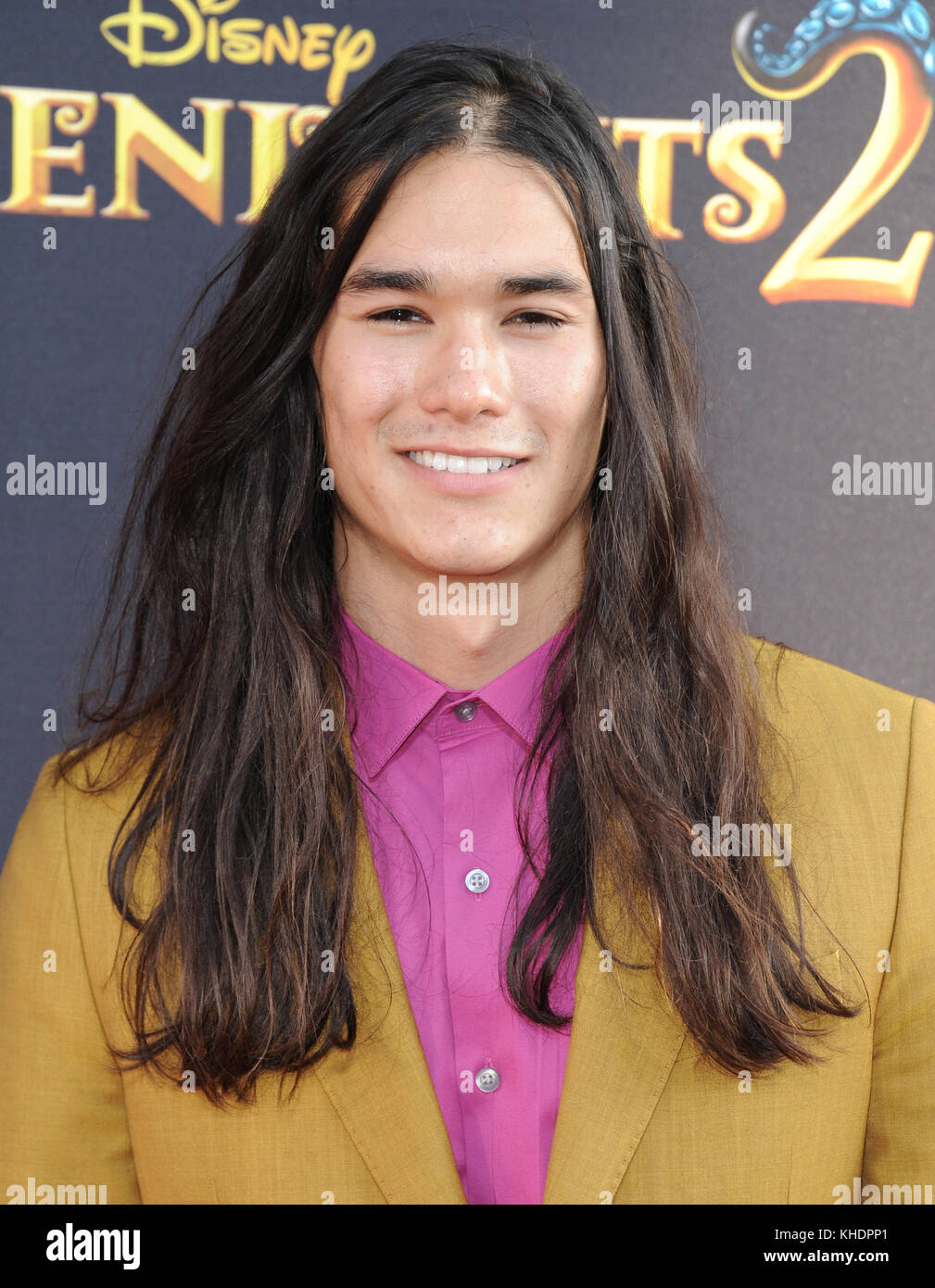 LOS ANGELES, CA - JULY 11: Jedidiah Goodacre attends the premiere of Disney  Channel's 'Descendants 2' on July 11, 2017 in Los Angeles, California.  People: Jedidiah Goodacre Transmission Ref: MNC76 Stock Photo - Alamy