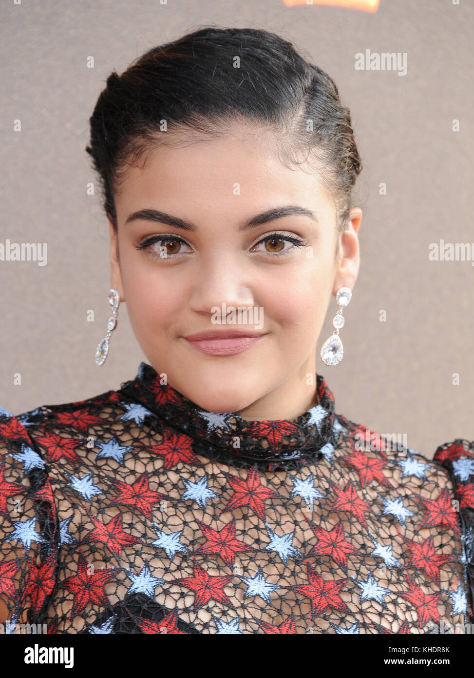 LOS ANGELES, CA - JULY 11: Laurie Hernandez attends the premiere of