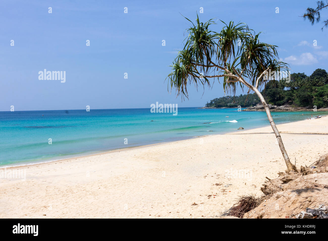 White sand beach, Surin, Phuket, Thailand Stock Photo