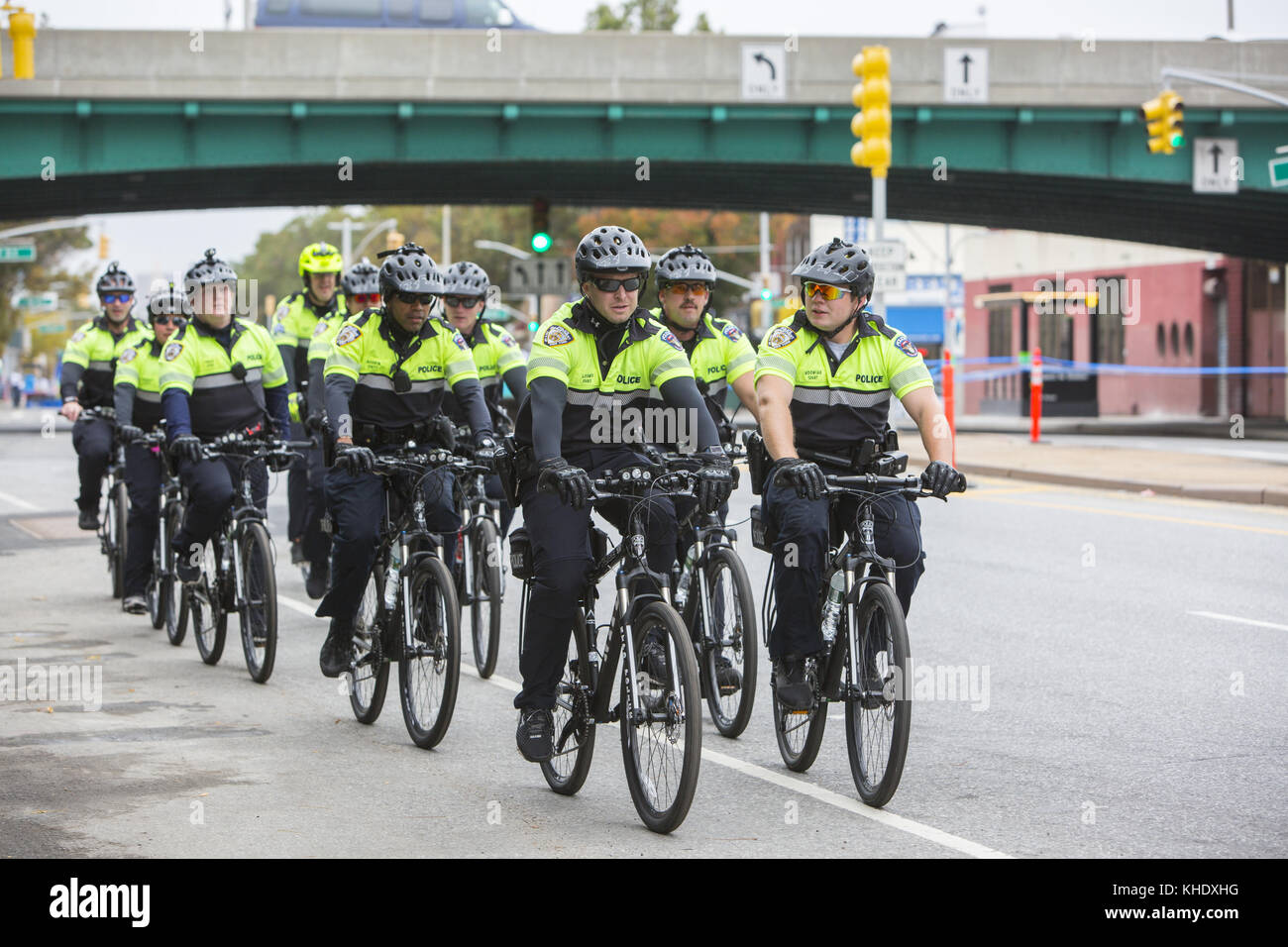 New york marathon start brooklyn hires stock photography and images