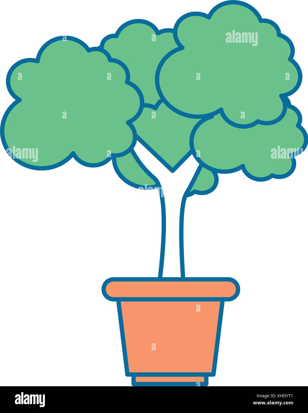 tree plant isolated icon vector illustration design Stock Vector Image ...