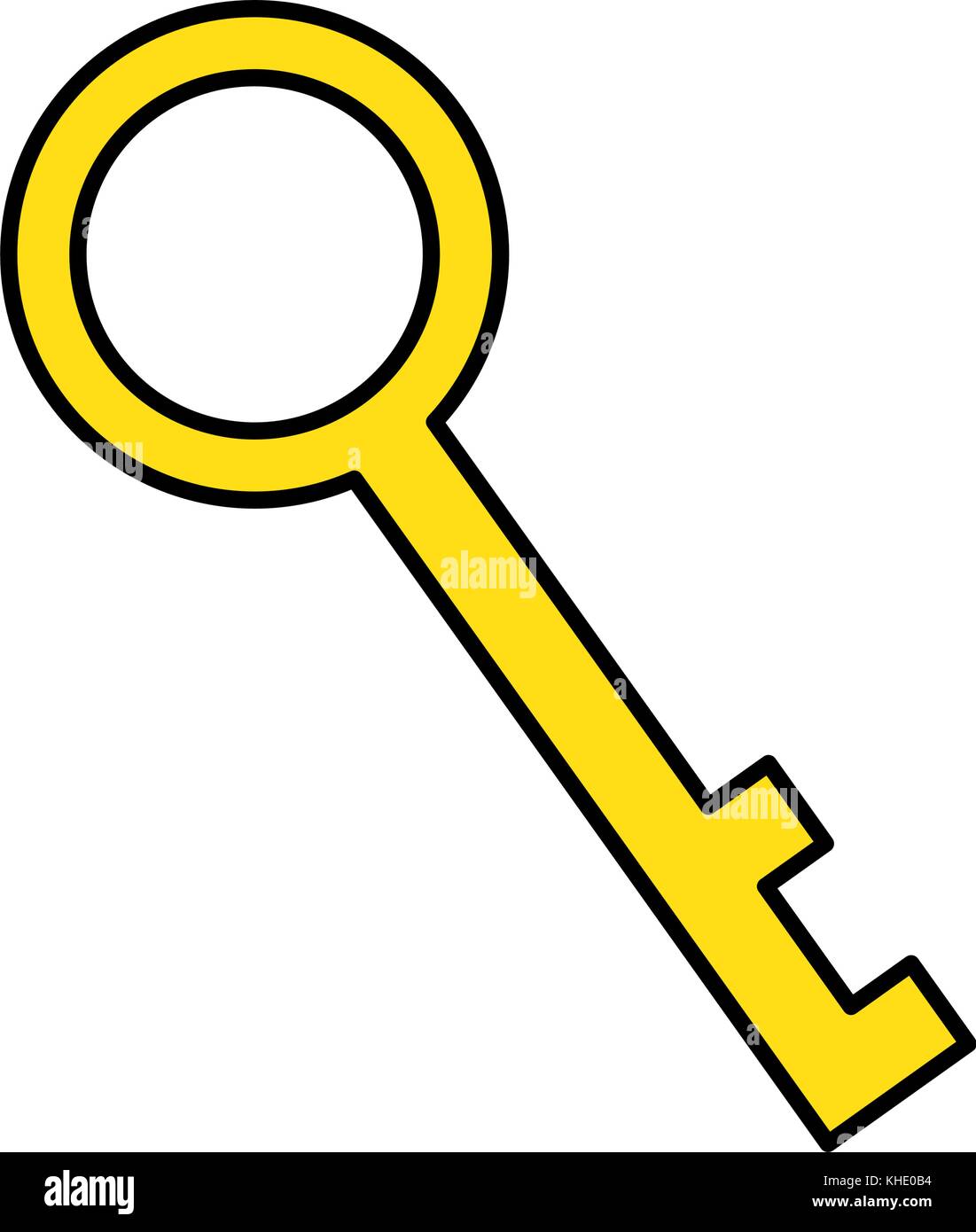 old key isolated icon vector illustration design Stock Vector Image ...