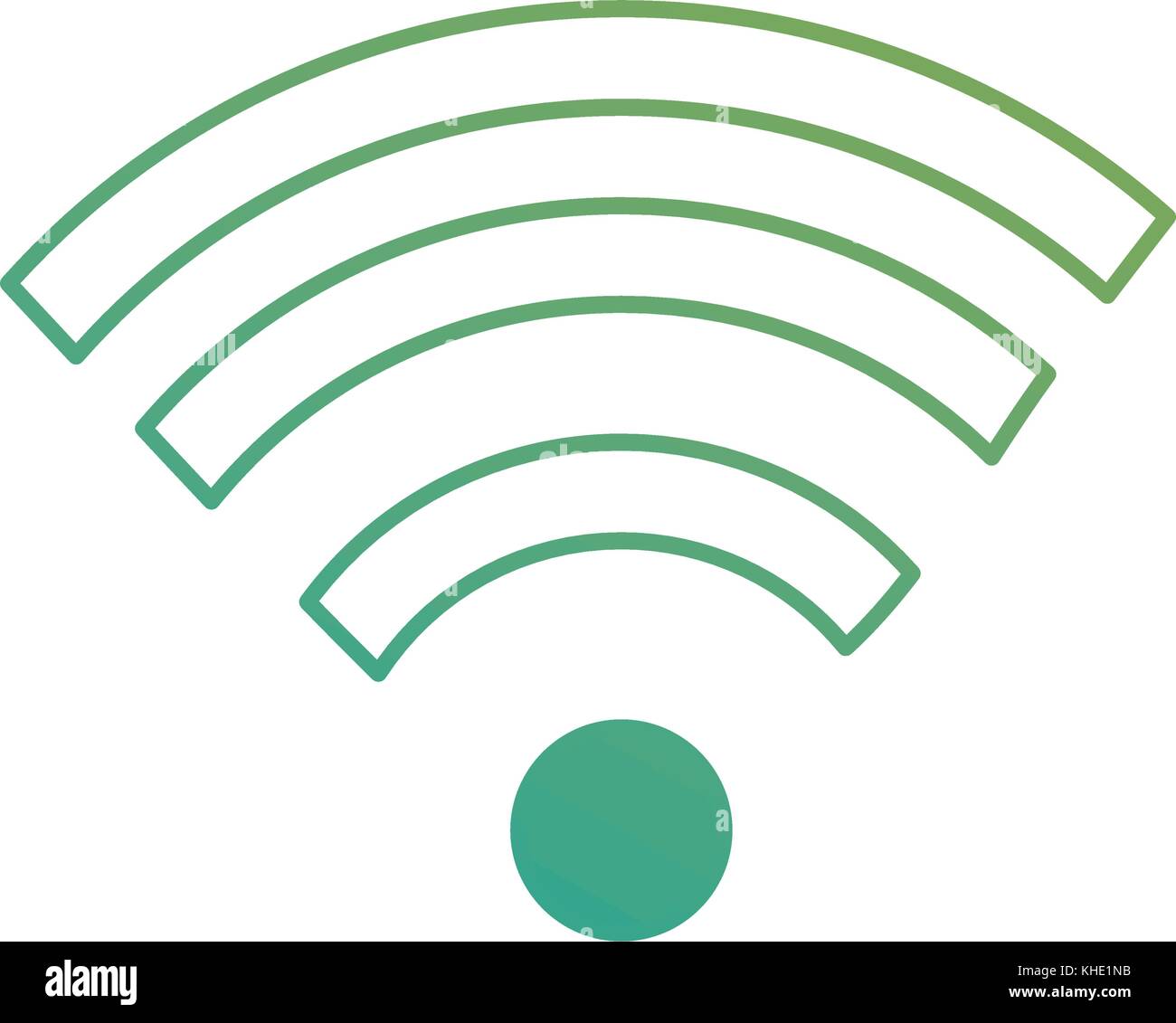 wifi signal isolated icon vector illustration design Stock Vector Image ...