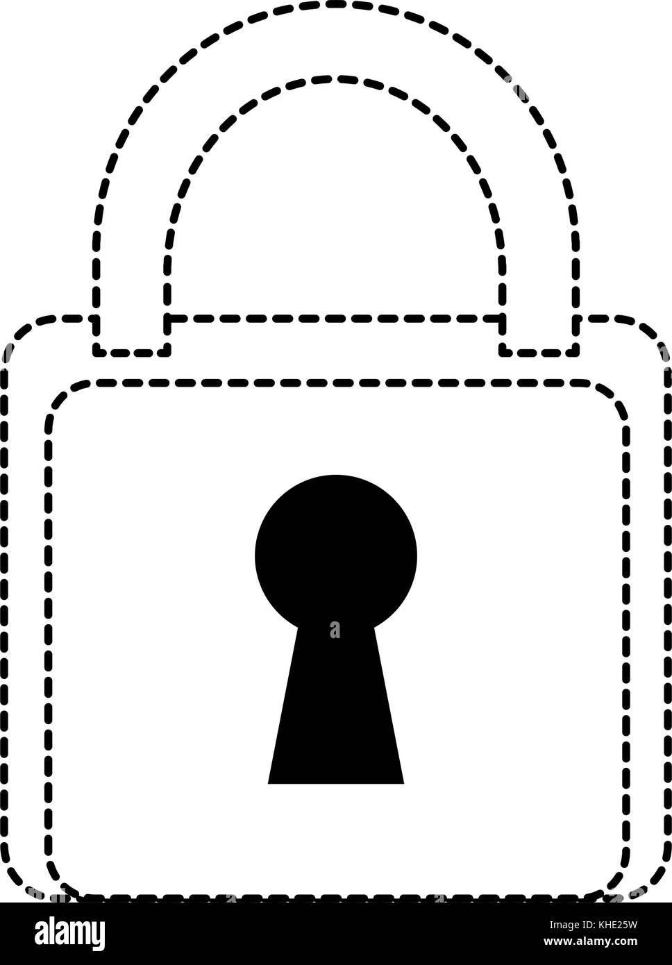 safe padlock isolated icon vector illustration design Stock Vector ...