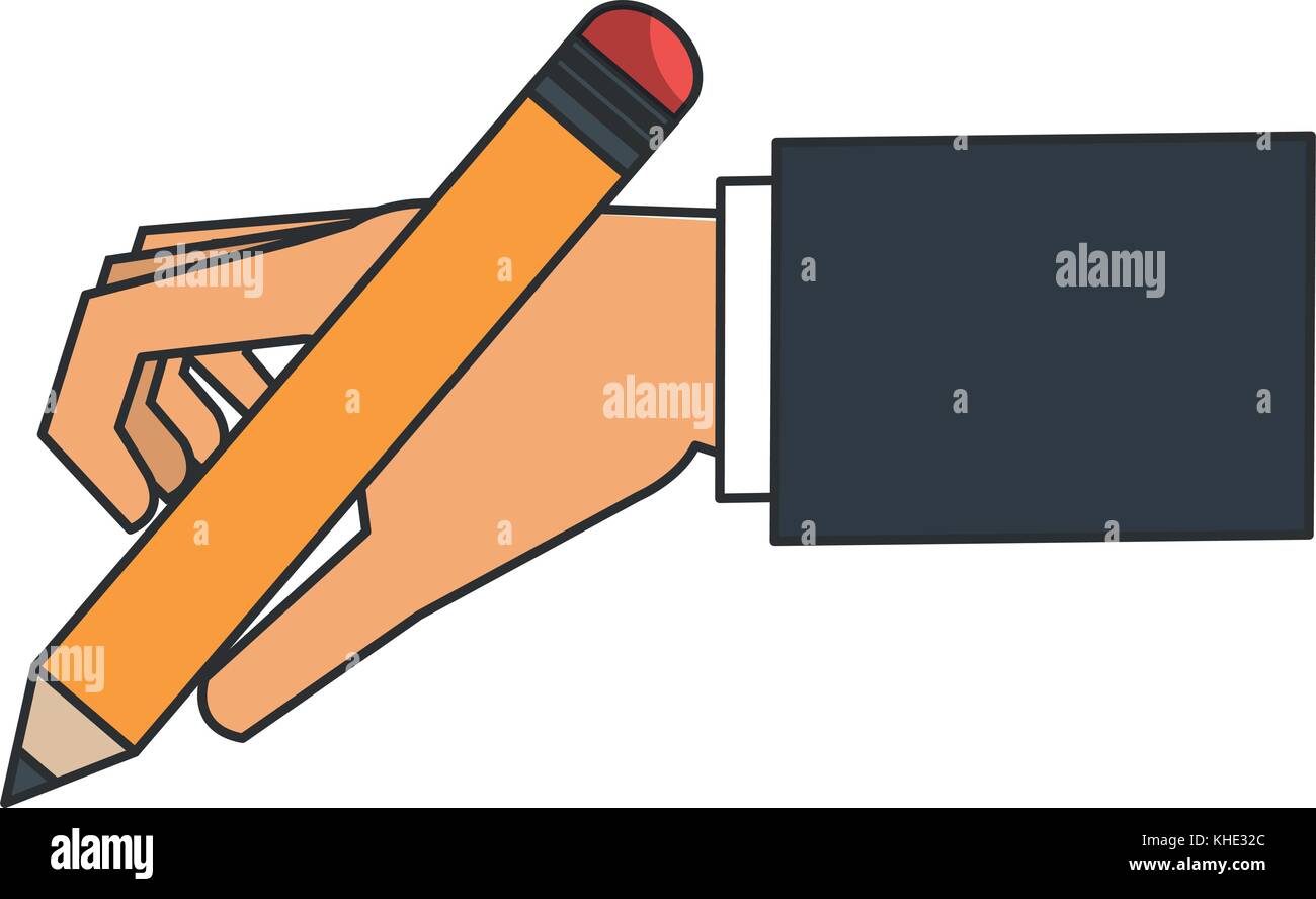 hand human writing icon vector illustration design Stock Vector Image ...