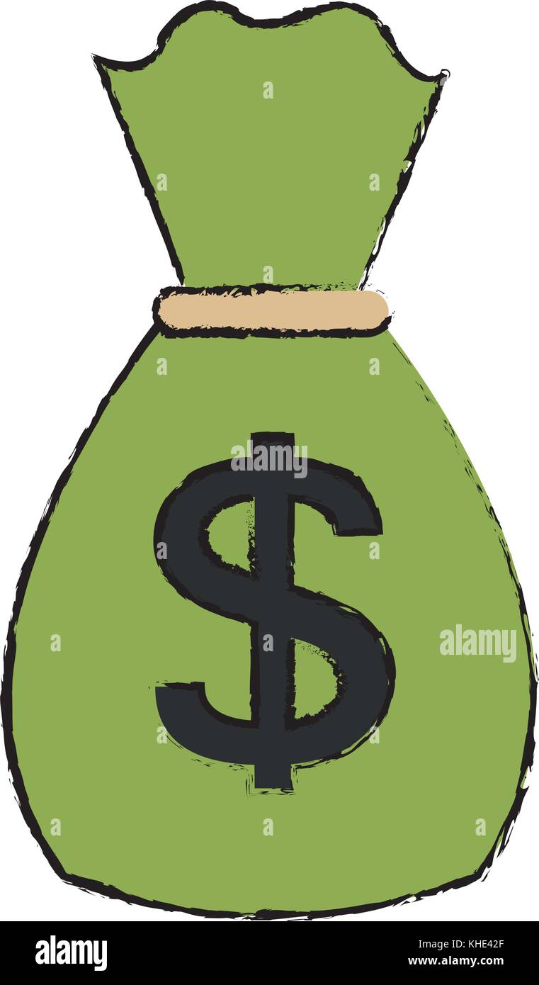 money bag isolated icon Stock Vector Image & Art - Alamy