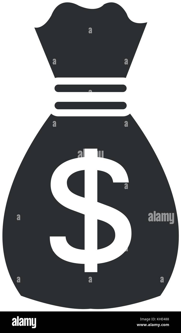 money bag isolated icon Stock Vector Image & Art - Alamy