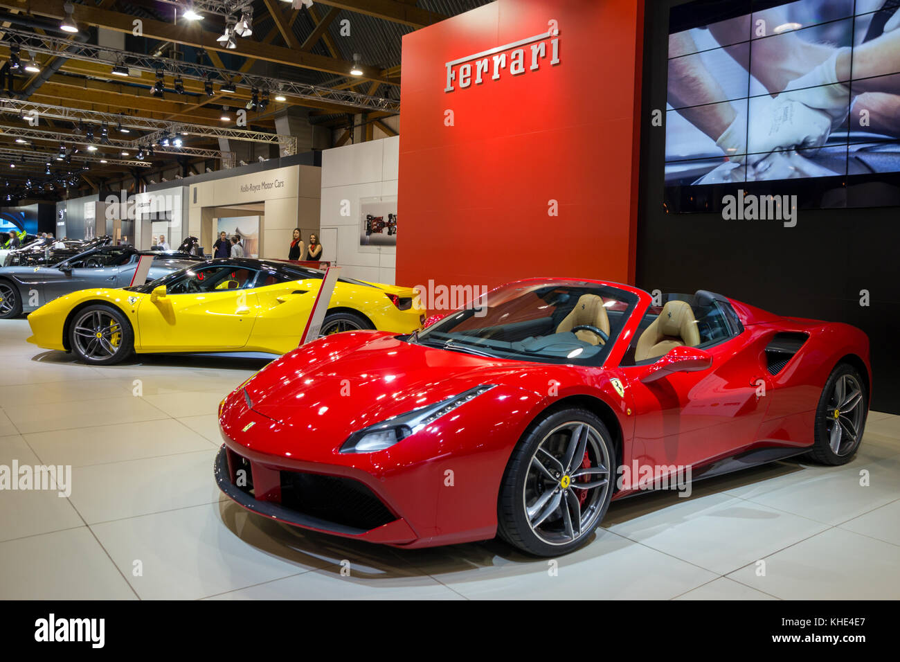 Ferrari 488 Spider Stock Photos Ferrari 488 Spider Stock