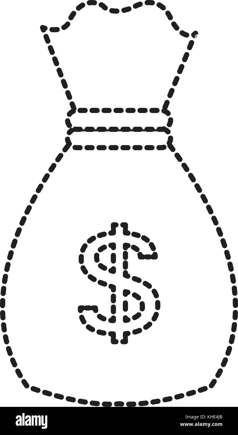 money bag isolated icon Stock Vector Image & Art - Alamy