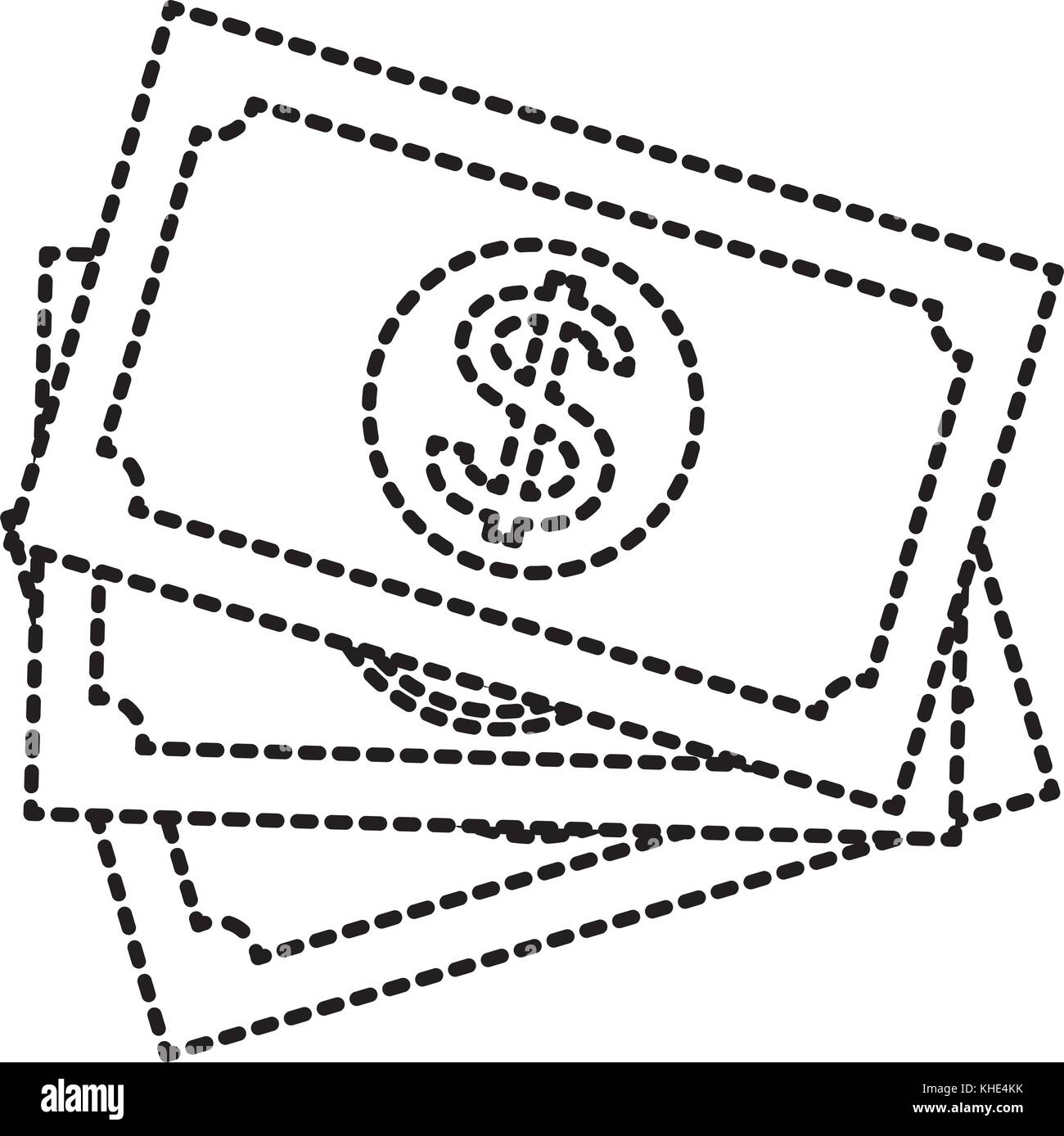 bills dollars money icon Stock Vector Image & Art - Alamy