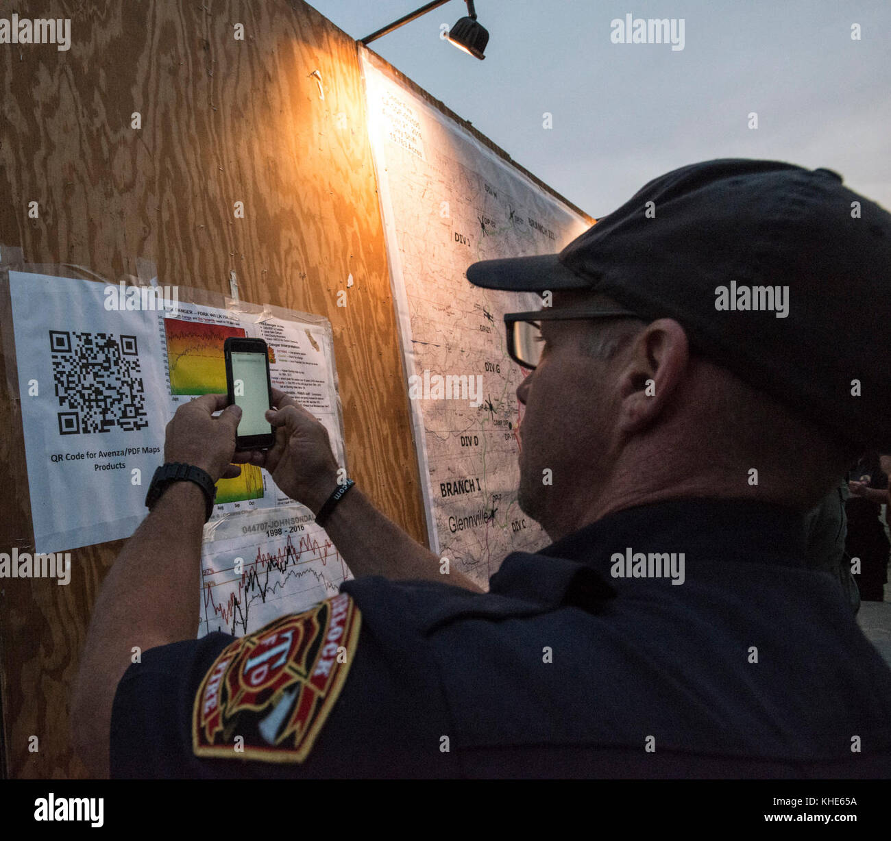 6AM morning meeting for many of the crews fighting the Cedar Fire in