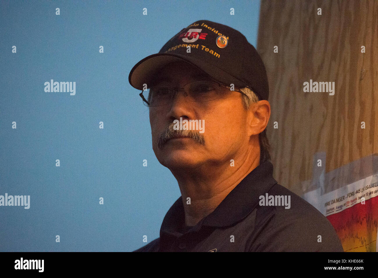 6AM morning meeting for many of the crews fighting the Cedar Fire in