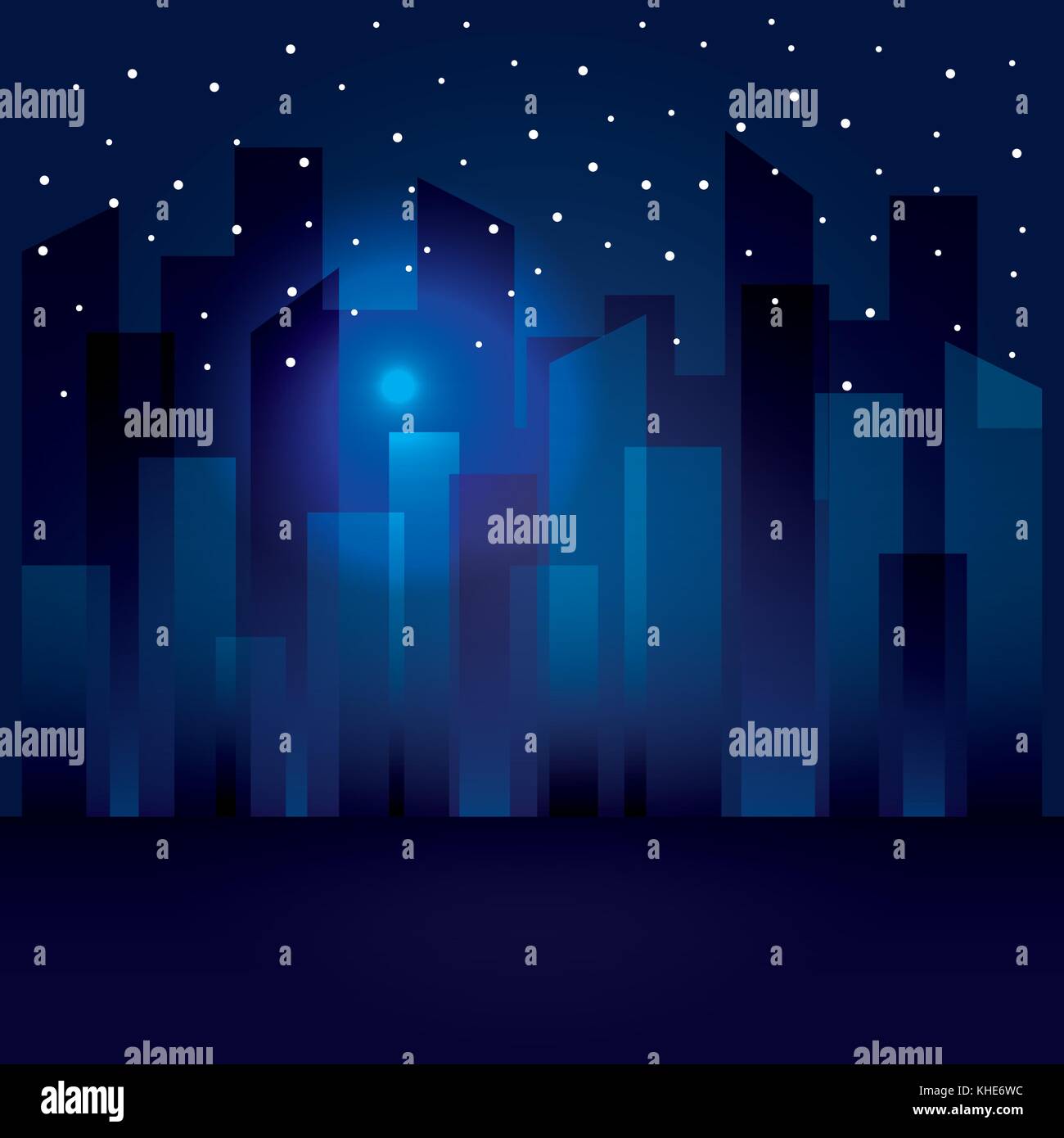 city scene at night Stock Vector Image & Art - Alamy