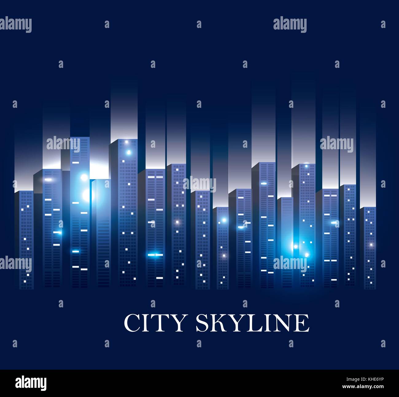 city scene at night Stock Vector Image & Art - Alamy