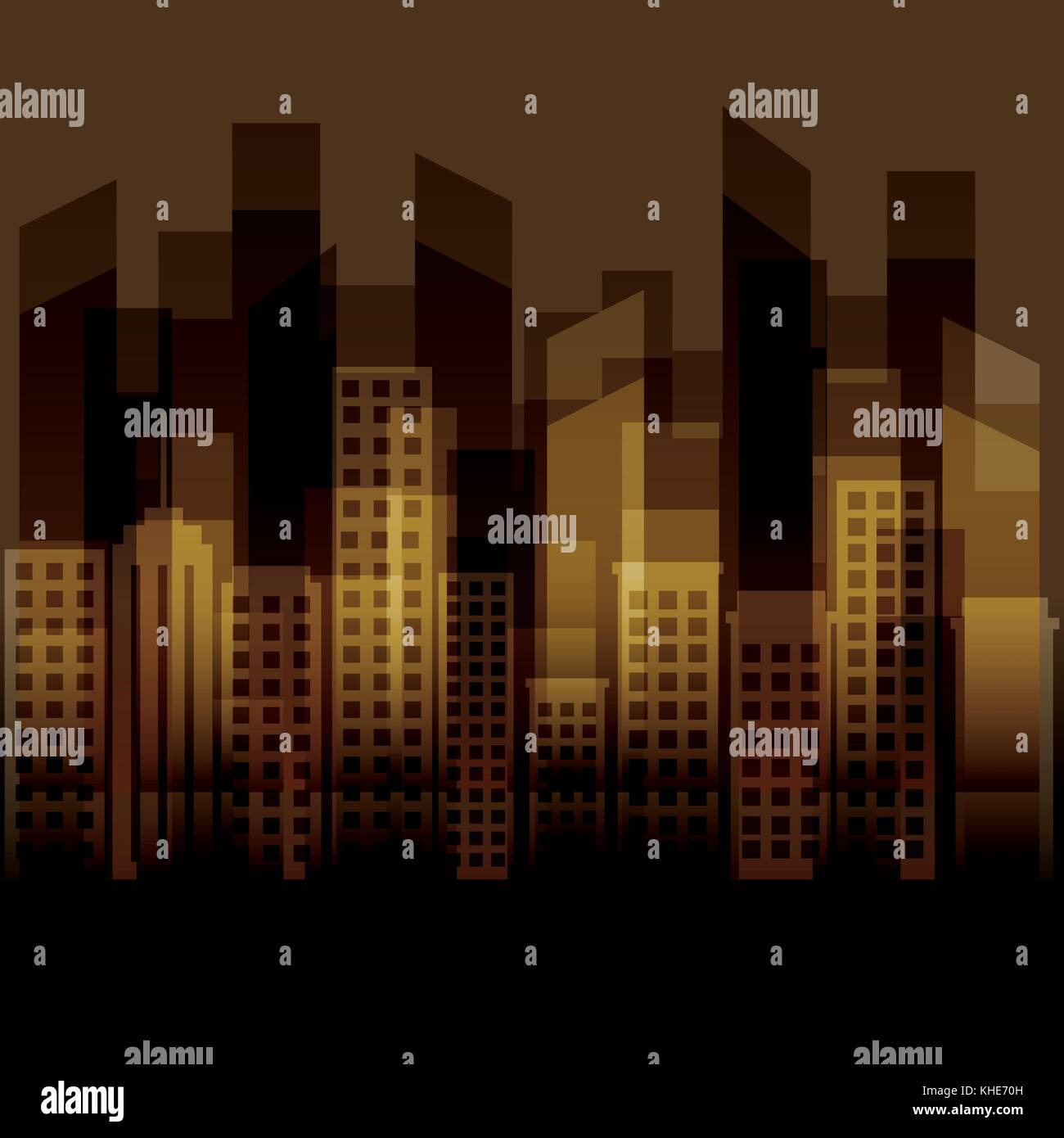 city scene at night Stock Vector Image & Art - Alamy