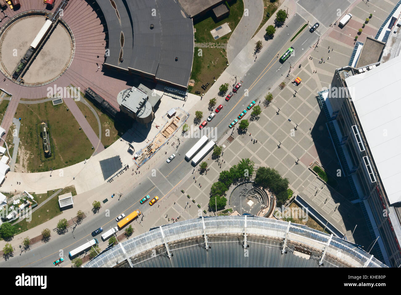Aerial view of Toronto downtown Stock Photo - Alamy
