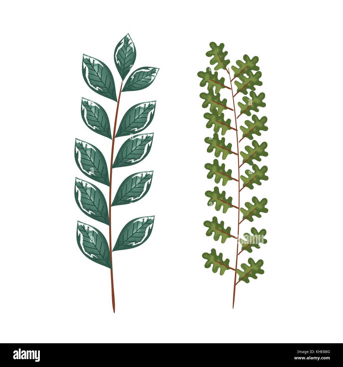 leafs decorative pattern background Stock Vector Image & Art - Alamy