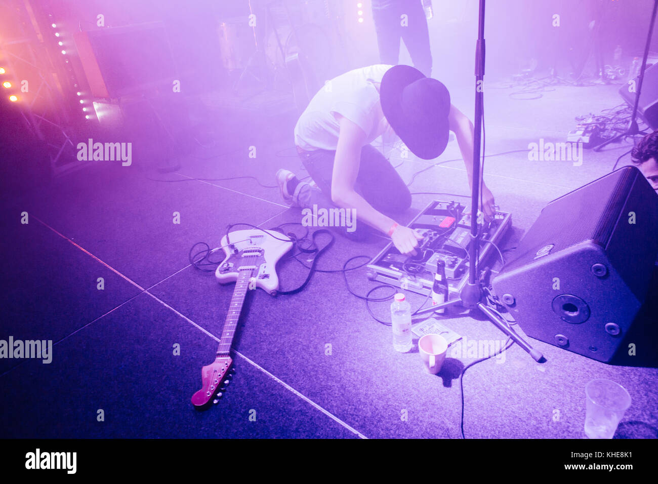 The Danish alternative rock band Palace Winter performs a live concert at the Danish music New