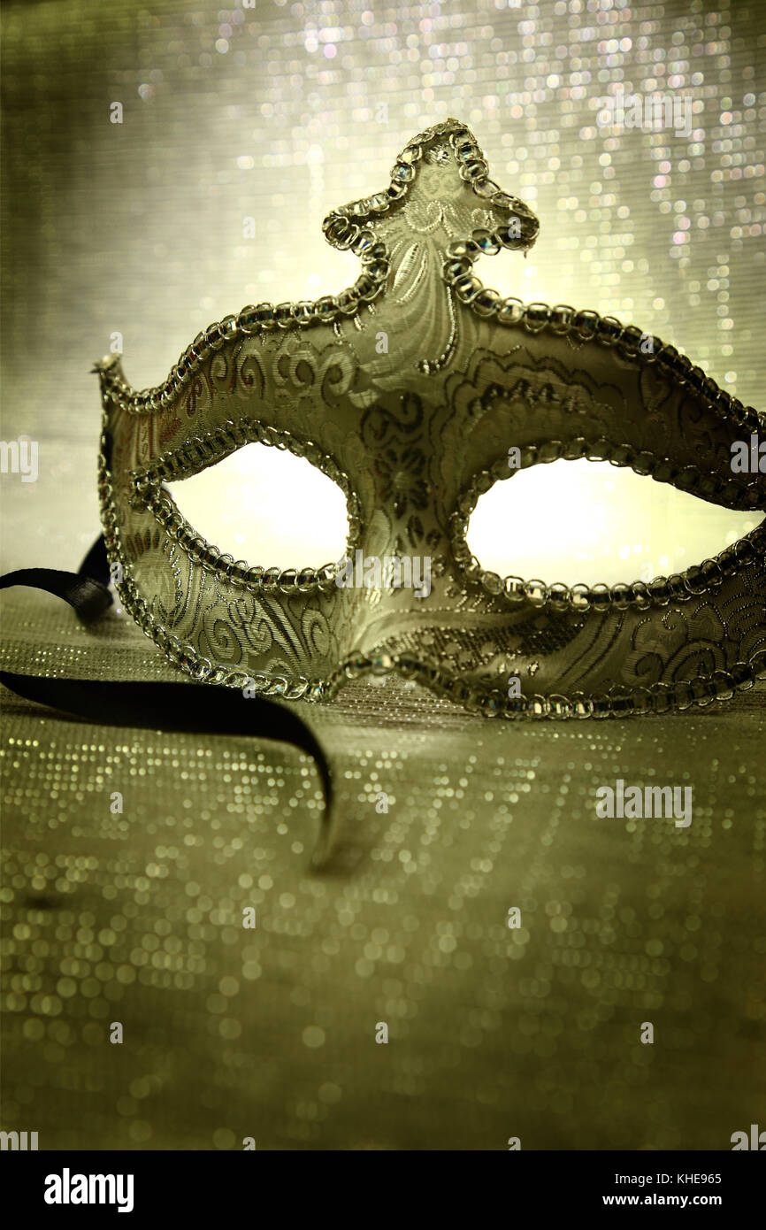  Masquerade Party Backdrops Retro Gold Black Mask