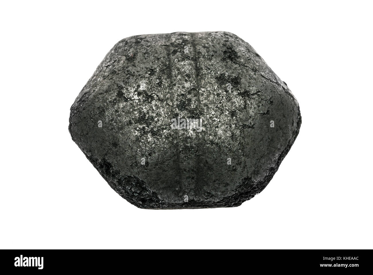 a lump of coal on a white background Stock Photo Alamy
