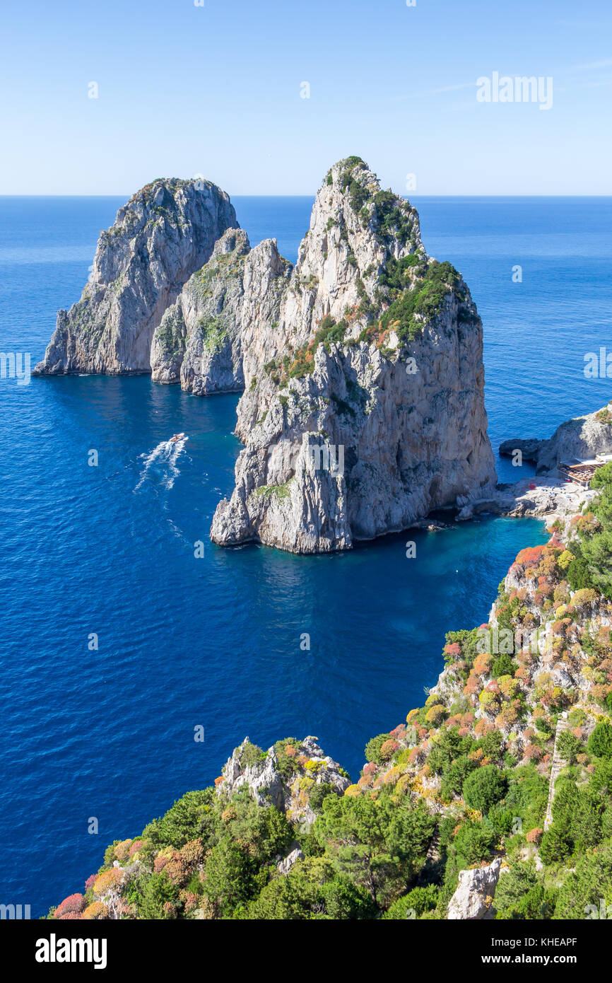 Faraglioni Rocks | Capri | Italy Stock Photo - Alamy