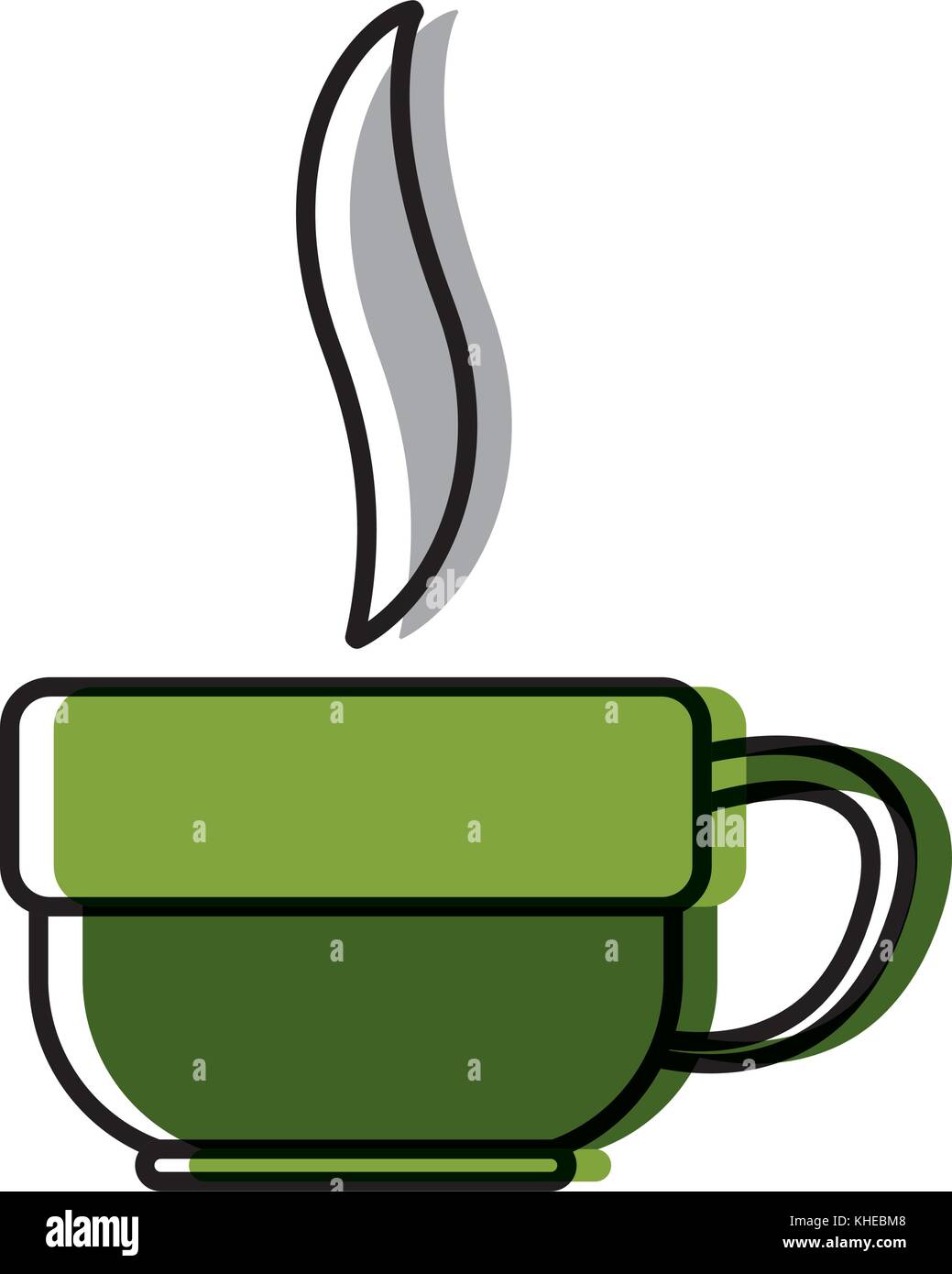 Hot coffee cup Stock Vector Image & Art - Alamy