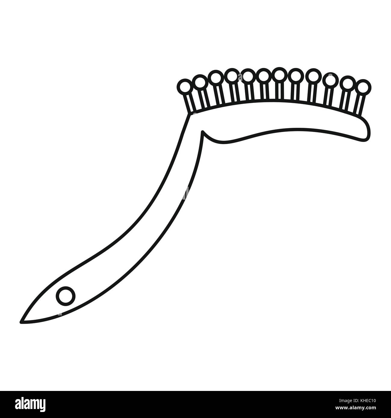 Pet comb icon, outline style Stock Vector Image & Art Alamy