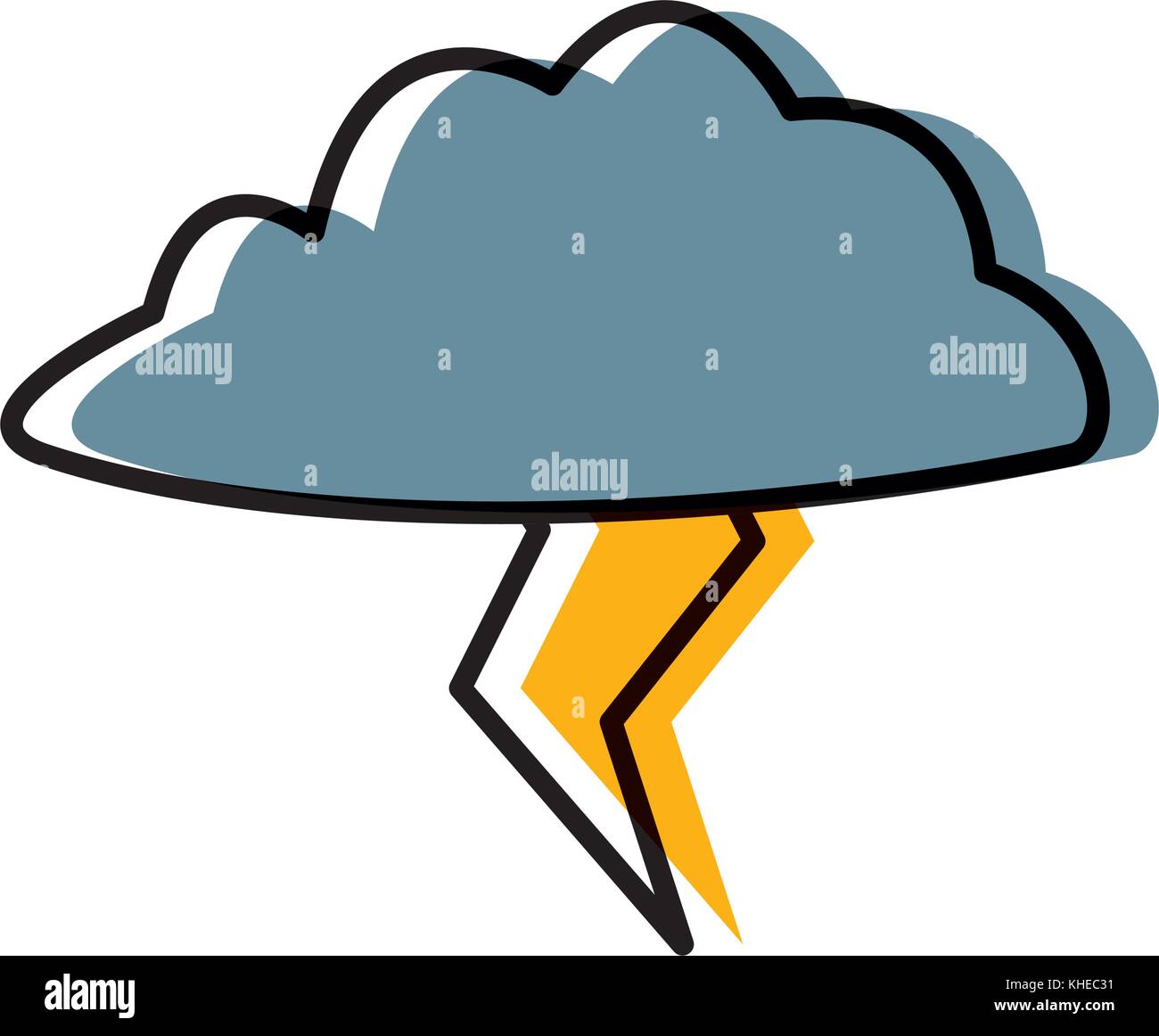 Rainy weather symbol Stock Vector Image & Art - Alamy