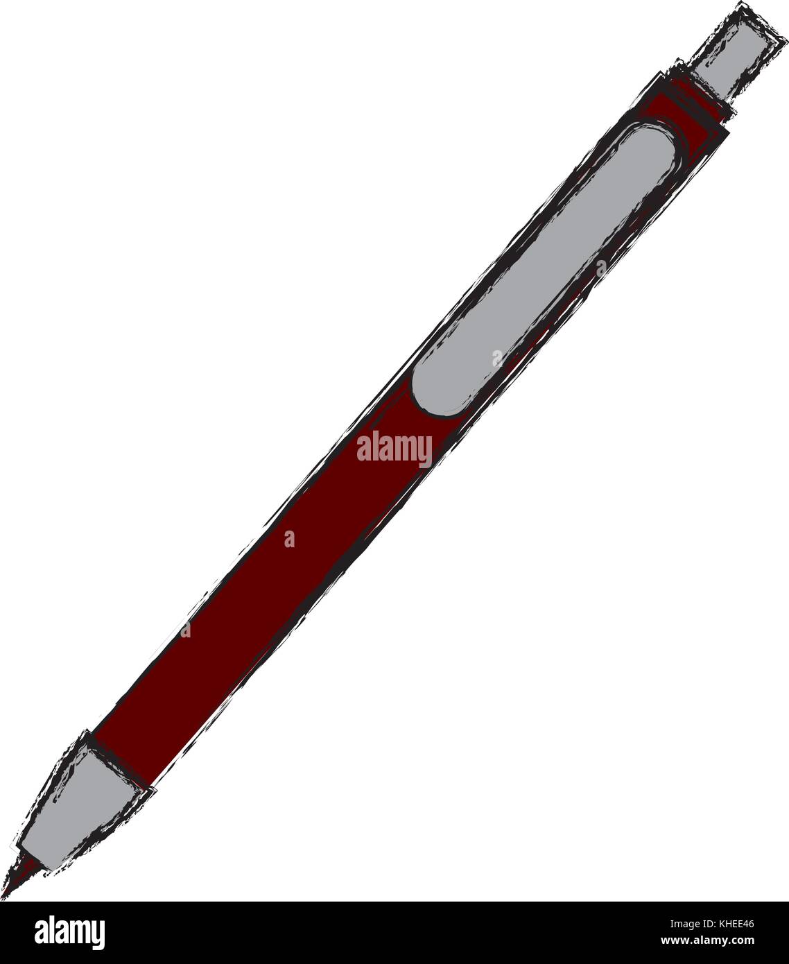 Ballpoint pen isolated Stock Vector Image & Art - Alamy