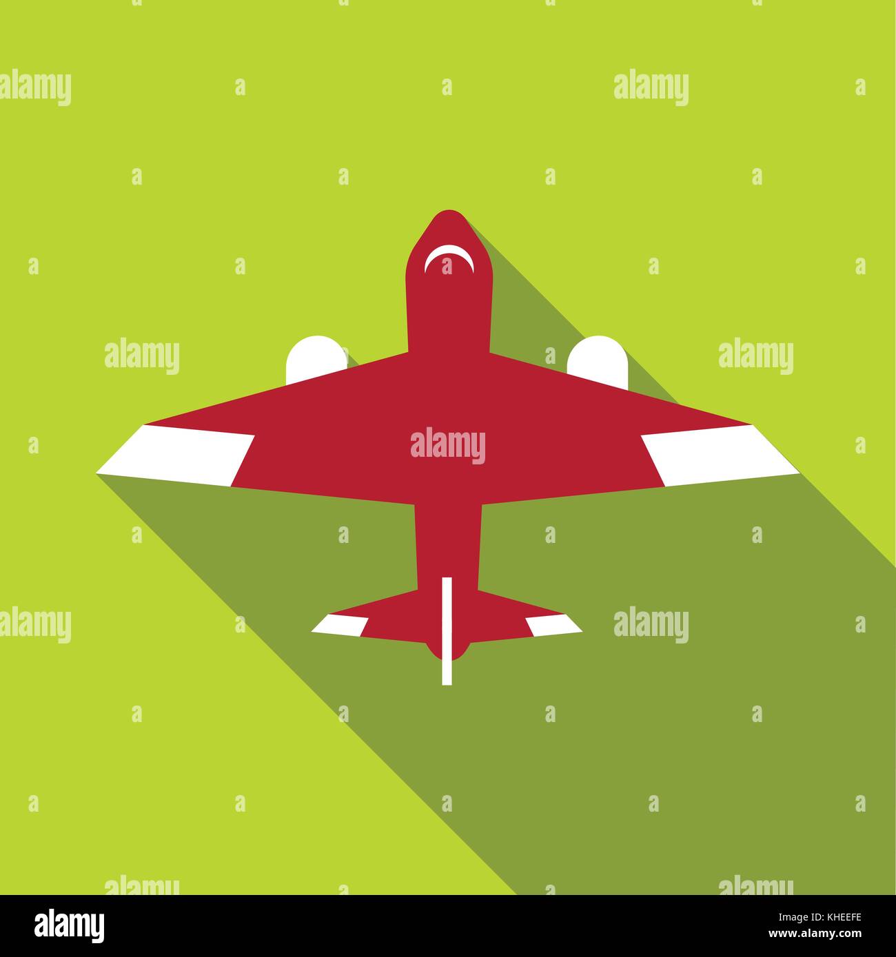 Passenger plane icon, flat style Stock Vector Image & Art - Alamy