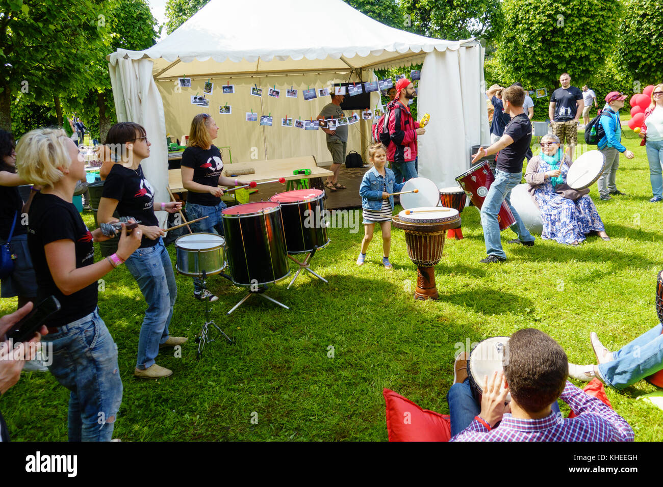 Festival "Usadba Jazz" Stock Photo