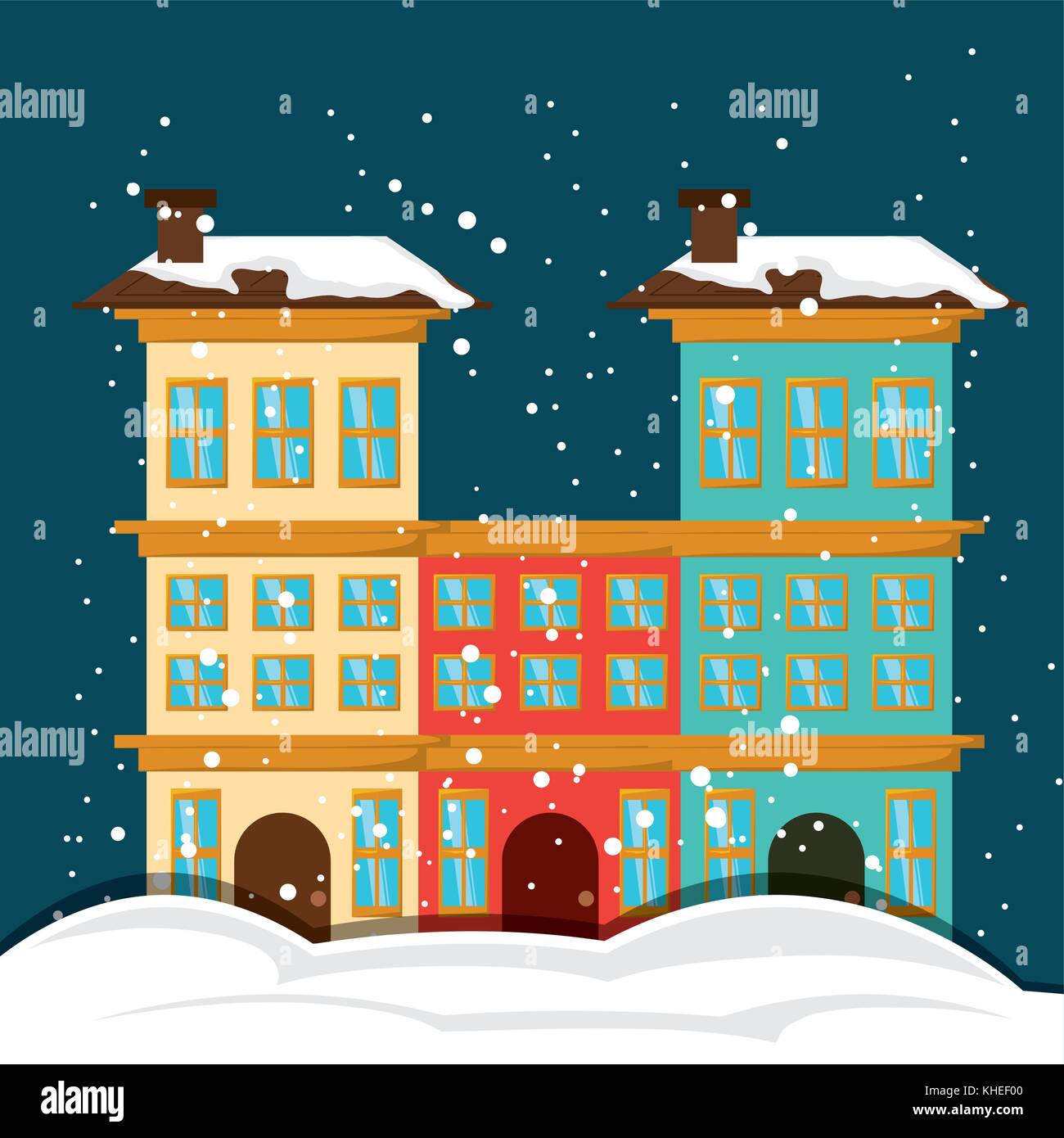 christmas home design Stock Vector Image & Art - Alamy