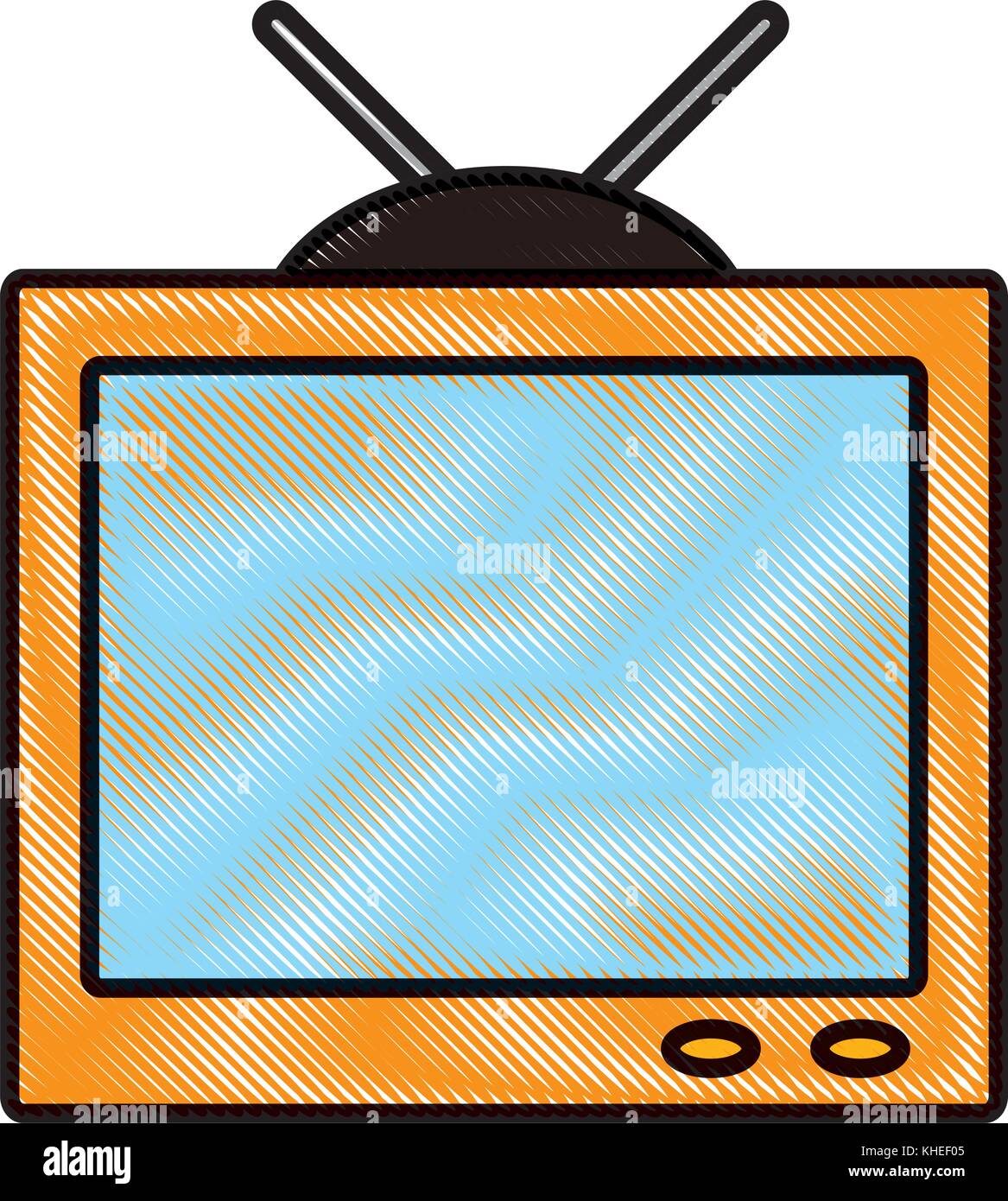 Old tv technology Stock Vector Image & Art - Alamy