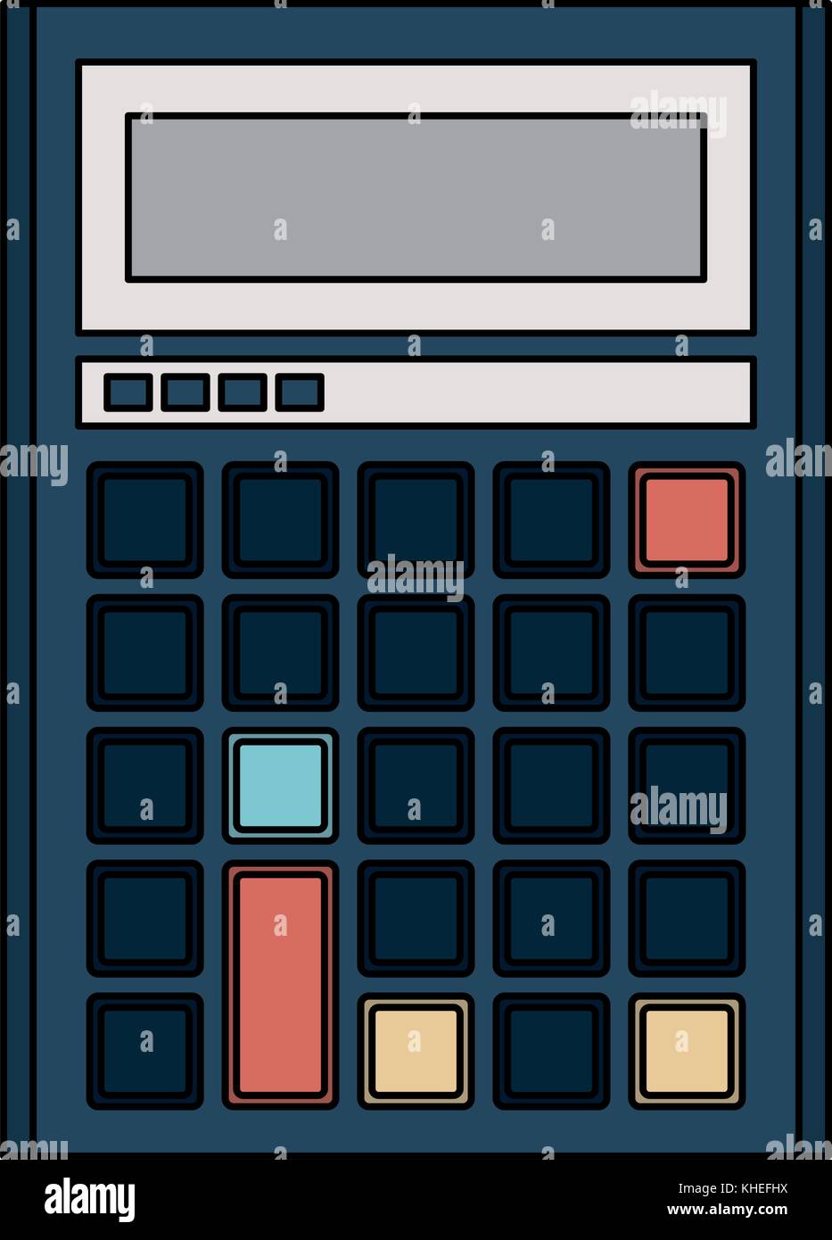 Calculator math device Stock Vector Image & Art Alamy
