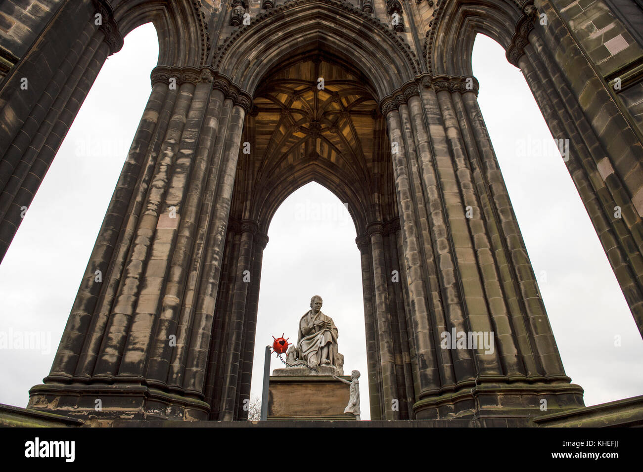 UNITED KINGDOM, SCOTLAND, EDINBURGH, THE SCOTT MONUMENT Stock Photo