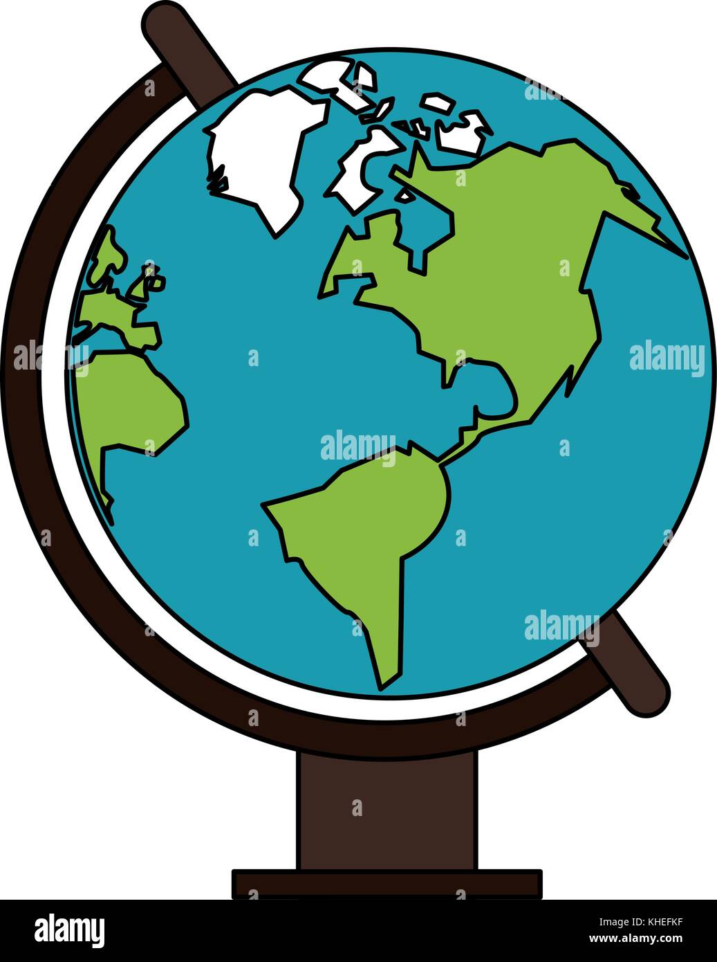 School world globe Stock Vector Image & Art - Alamy