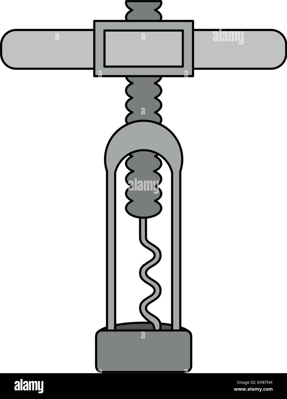 Corkscrew for wine bottles Stock Vector Image & Art - Alamy