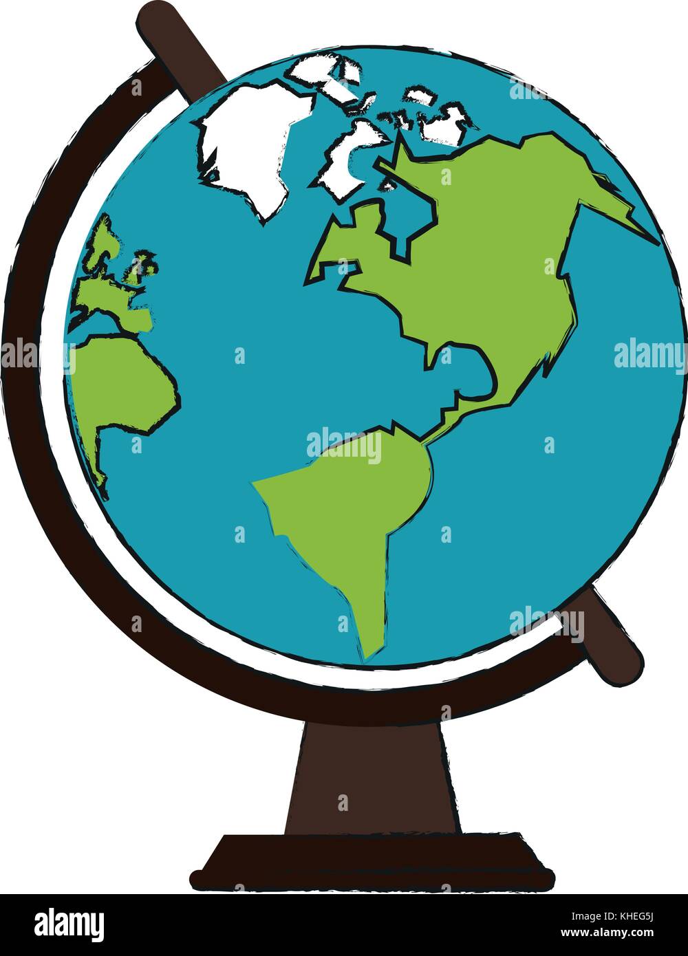 School world globe Stock Vector Image Art Alamy