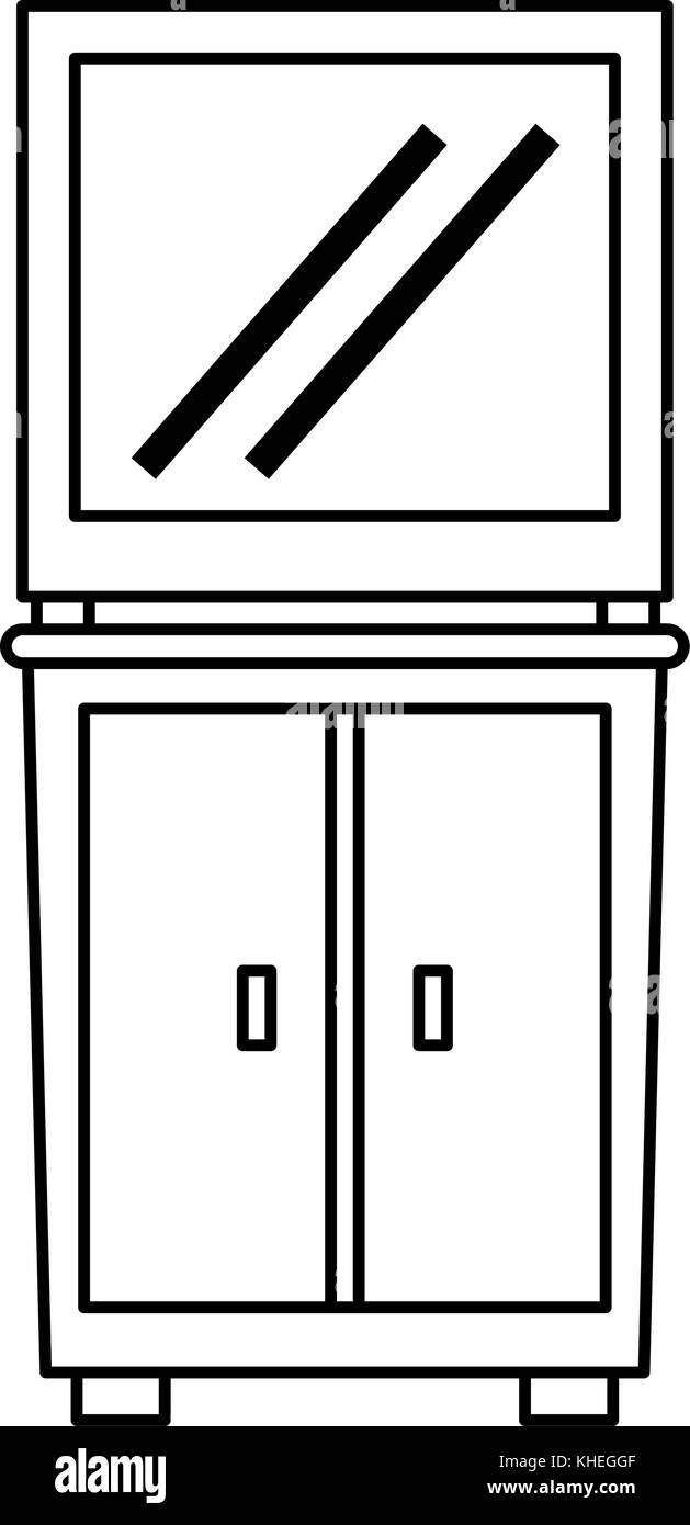 Desk with mirror Stock Vector Image & Art Alamy